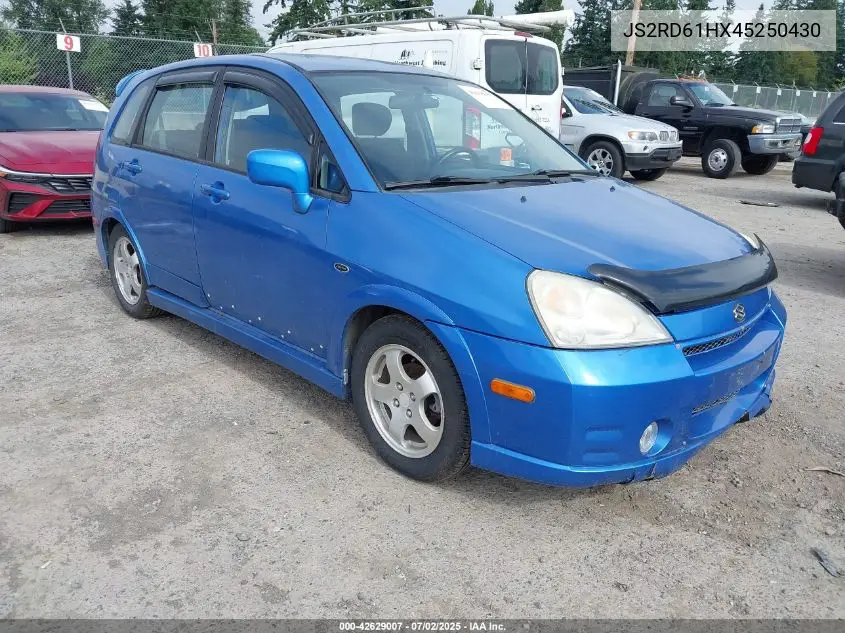 2004 Suzuki Aerio Sx VIN: JS2RD61HX45250430 Lot: 42629007