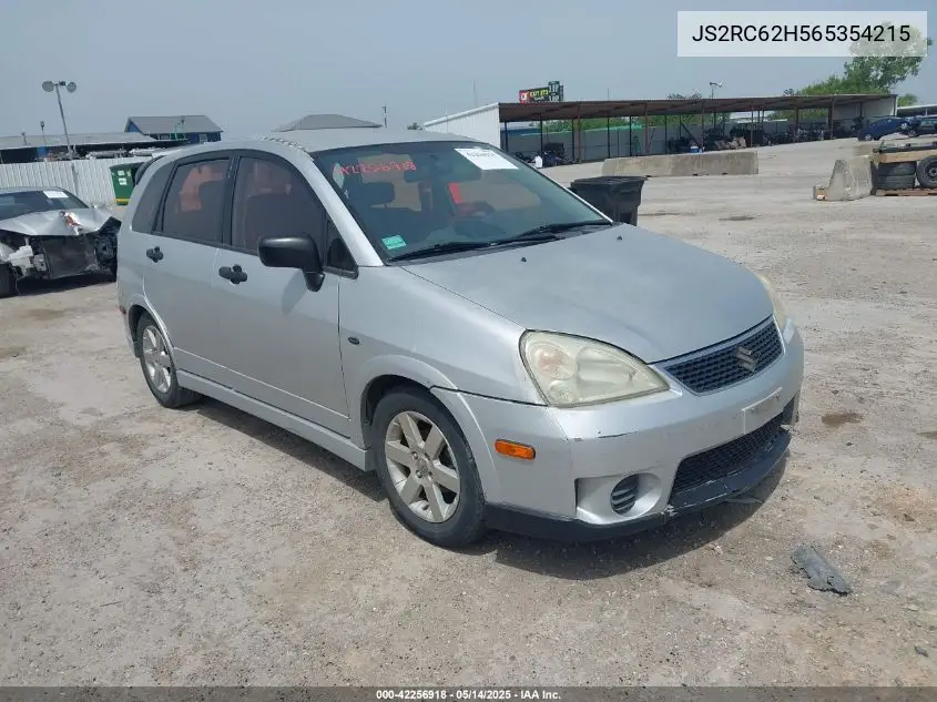 js2rc62h565354215 JS2RC62H565354215 2006 Suzuki Aerio Sx Premium
