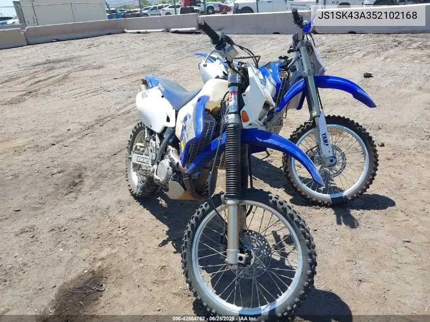 2005 Suzuki Dr-Z400 S VIN: JS1SK43A352102168 Lot: 42564762
