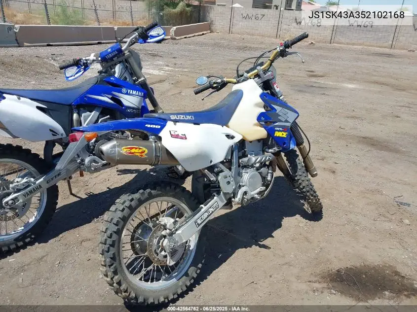 2005 Suzuki Dr-Z400 S VIN: JS1SK43A352102168 Lot: 42564762