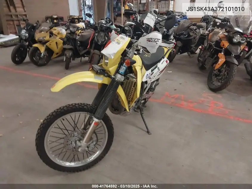 2007 Suzuki Dr-Z400 S VIN: JS1SK43A372101010 Lot: 41764592