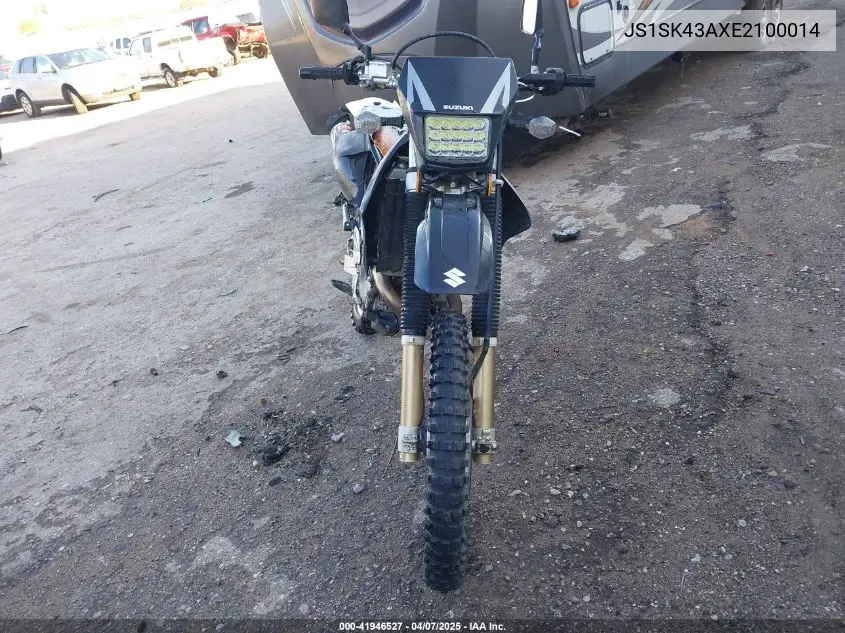 2014 Suzuki Dr-Z400 S VIN: JS1SK43AXE2100014 Lot: 41946527