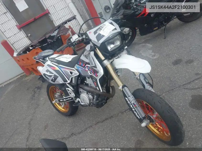 2015 Suzuki Dr-Z400 Sm VIN: JS1SK44A2F2100301 Lot: 42299719