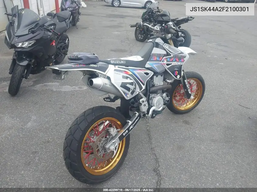 2015 Suzuki Dr-Z400 Sm VIN: JS1SK44A2F2100301 Lot: 42299719