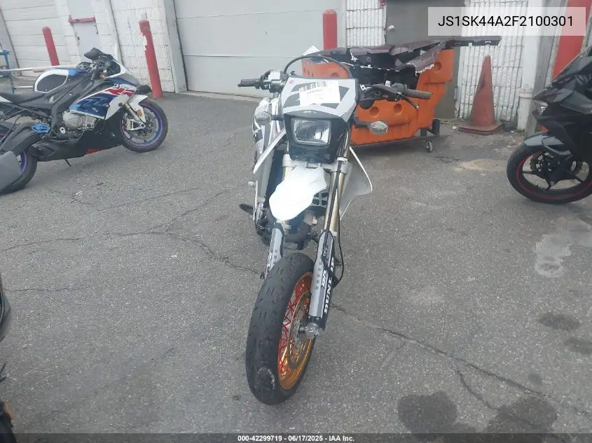 2015 Suzuki Dr-Z400 Sm VIN: JS1SK44A2F2100301 Lot: 42299719