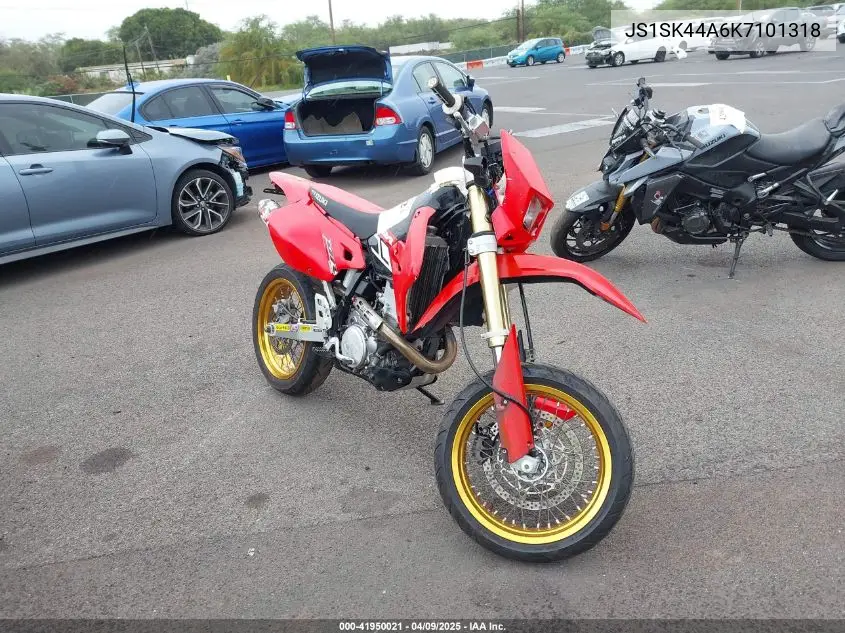 2019 Suzuki Dr-Z400 Sm VIN: JS1SK44A6K7101318 Lot: 41950021