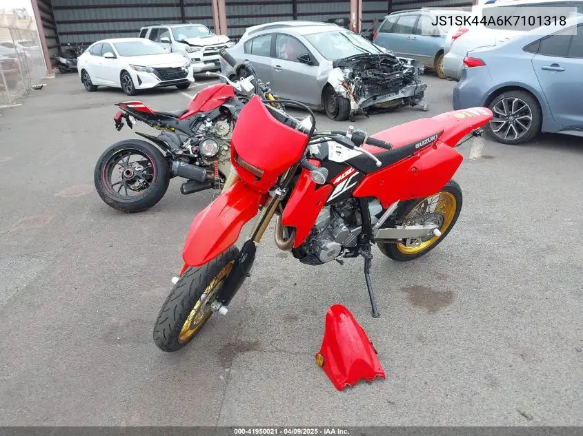 2019 Suzuki Dr-Z400 Sm VIN: JS1SK44A6K7101318 Lot: 41950021