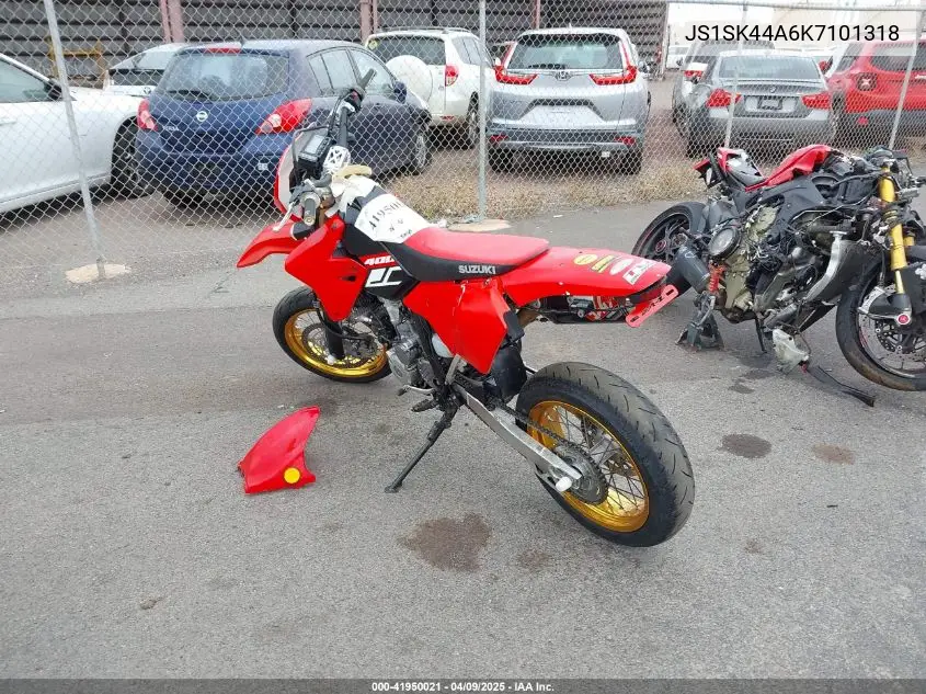 2019 Suzuki Dr-Z400 Sm VIN: JS1SK44A6K7101318 Lot: 41950021