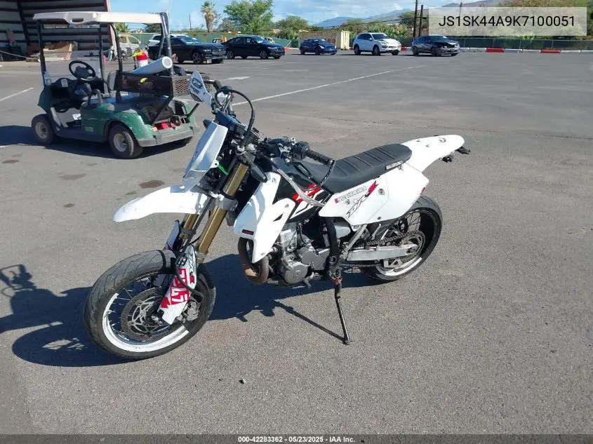 2019 Suzuki Dr-Z400 Sm VIN: JS1SK44A9K7100051 Lot: 42283362
