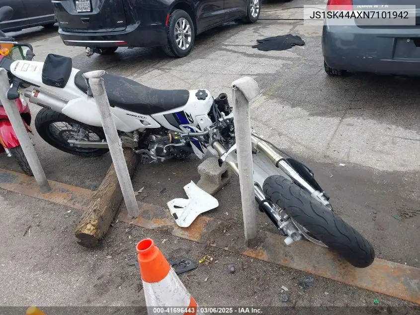 2022 Suzuki Dr-Z400 Sm VIN: JS1SK44AXN7101942 Lot: 41696443
