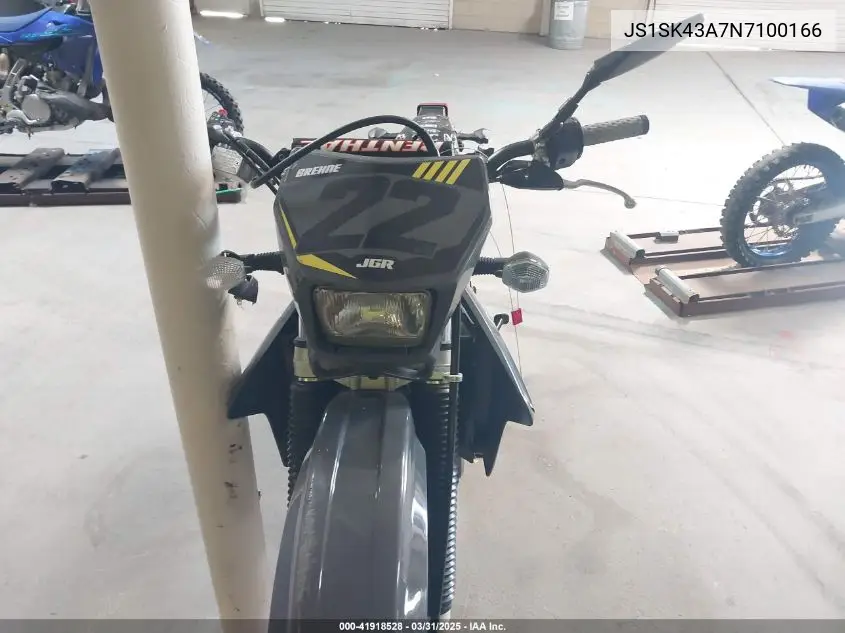 2022 Suzuki Dr-Z400 S VIN: JS1SK43A7N7100166 Lot: 41918528