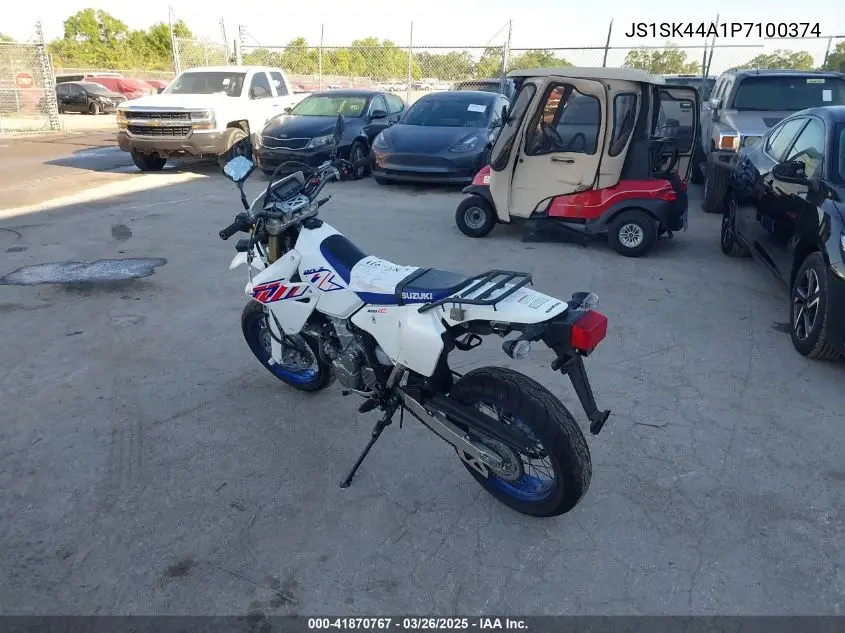 2023 Suzuki Dr-Z400 Sm VIN: JS1SK44A1P7100374 Lot: 41870767