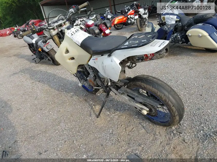 2023 Suzuki Dr-Z400 Sm VIN: JS1SK44A8P7100128 Lot: 42487039