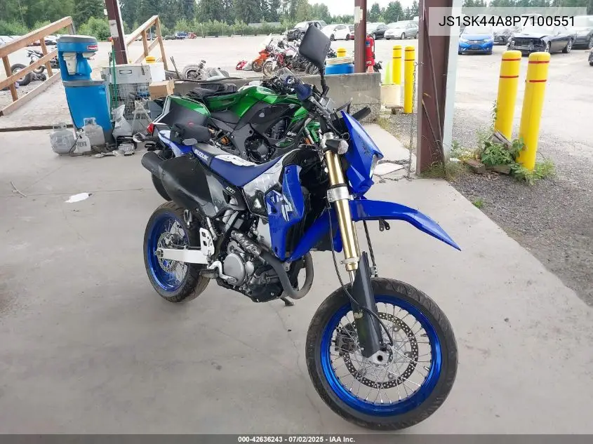 2023 Suzuki Dr-Z400 Sm VIN: JS1SK44A8P7100551 Lot: 42636243