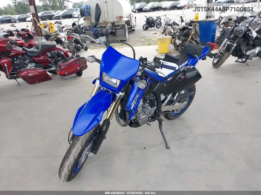 2023 Suzuki Dr-Z400 Sm VIN: JS1SK44A8P7100551 Lot: 42636243
