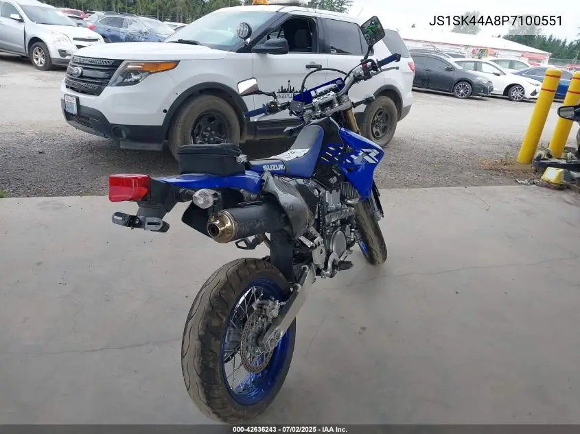 2023 Suzuki Dr-Z400 Sm VIN: JS1SK44A8P7100551 Lot: 42636243