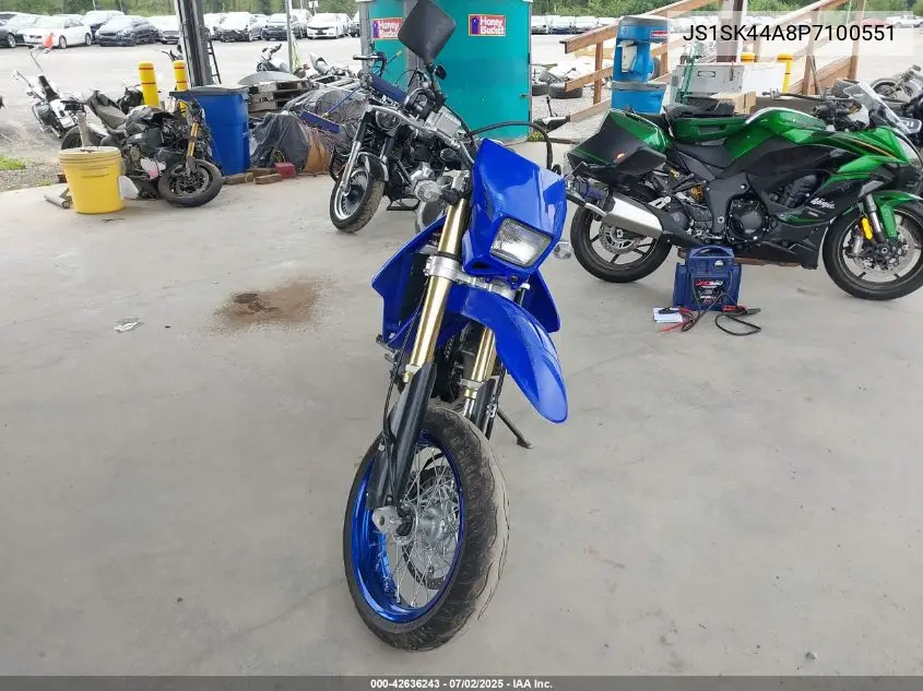 2023 Suzuki Dr-Z400 Sm VIN: JS1SK44A8P7100551 Lot: 42636243