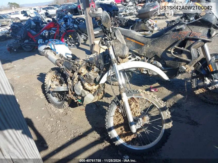 1998 Suzuki Dr350 Se VIN: JS1SK42A0W2100042 Lot: 40761758