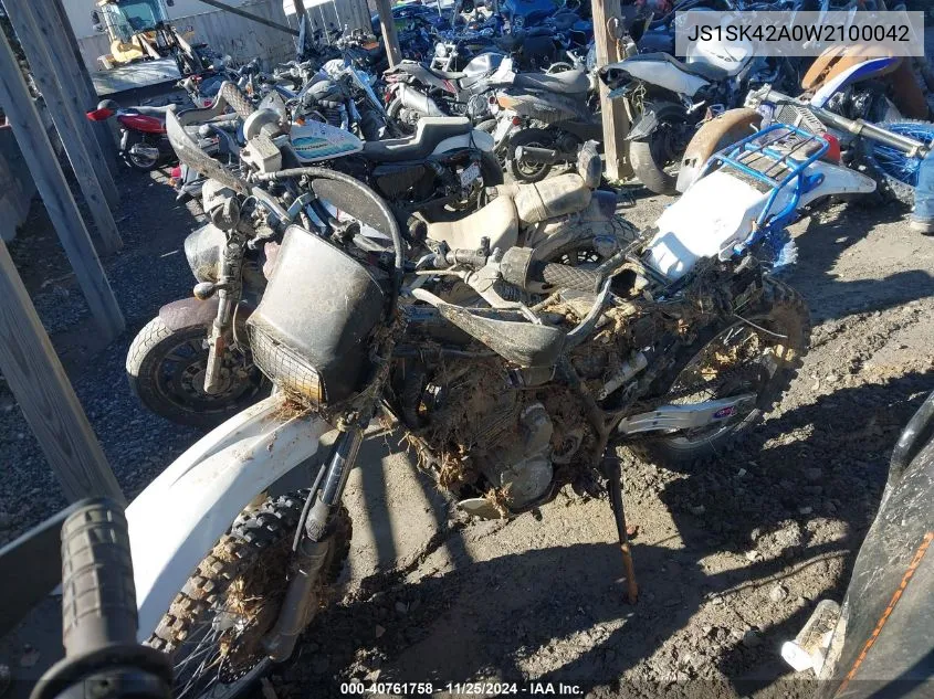 1998 Suzuki Dr350 Se VIN: JS1SK42A0W2100042 Lot: 40761758