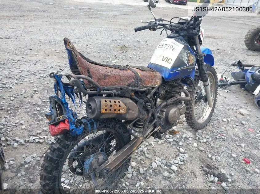 2005 Suzuki Dr200 Set VIN: JS1SH42A052100300 Lot: 41857296