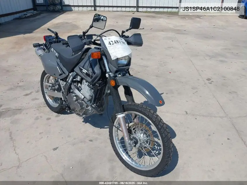2012 Suzuki Dr650 Se VIN: JS1SP46A1C2100848 Lot: 42481785