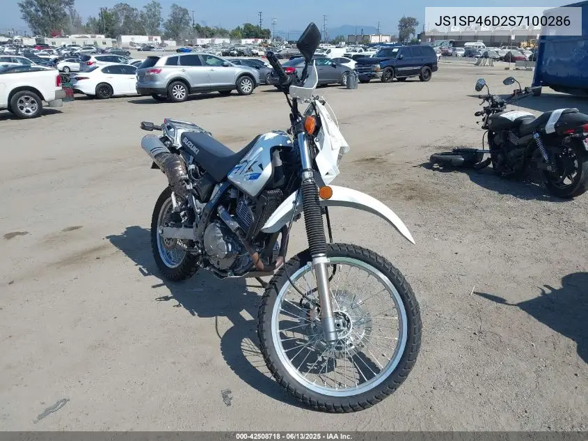 2025 Suzuki Dr650 Se VIN: JS1SP46D2S7100286 Lot: 42508718