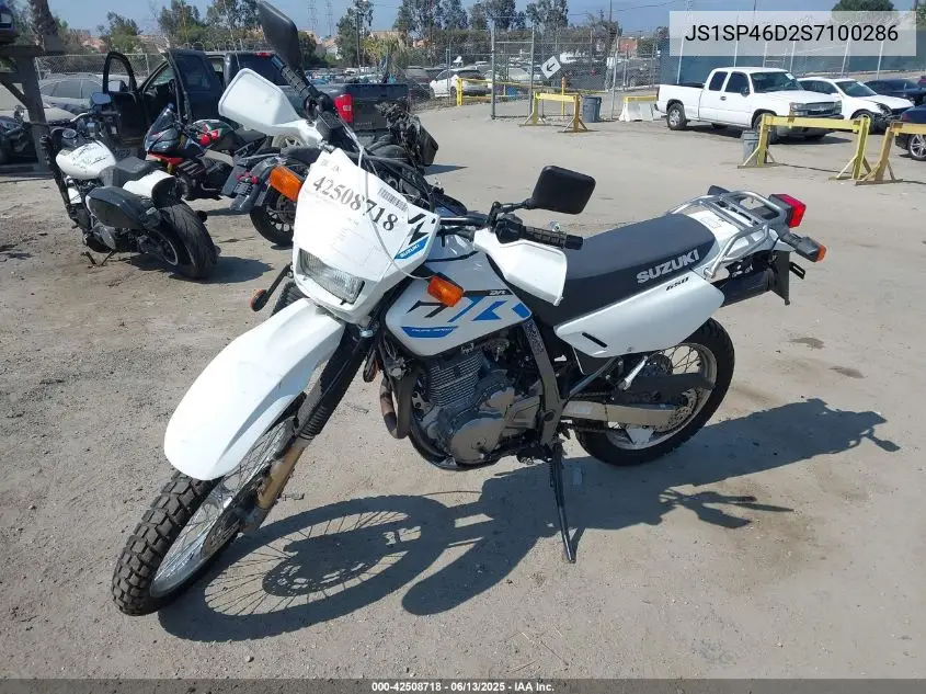 2025 Suzuki Dr650 Se VIN: JS1SP46D2S7100286 Lot: 42508718