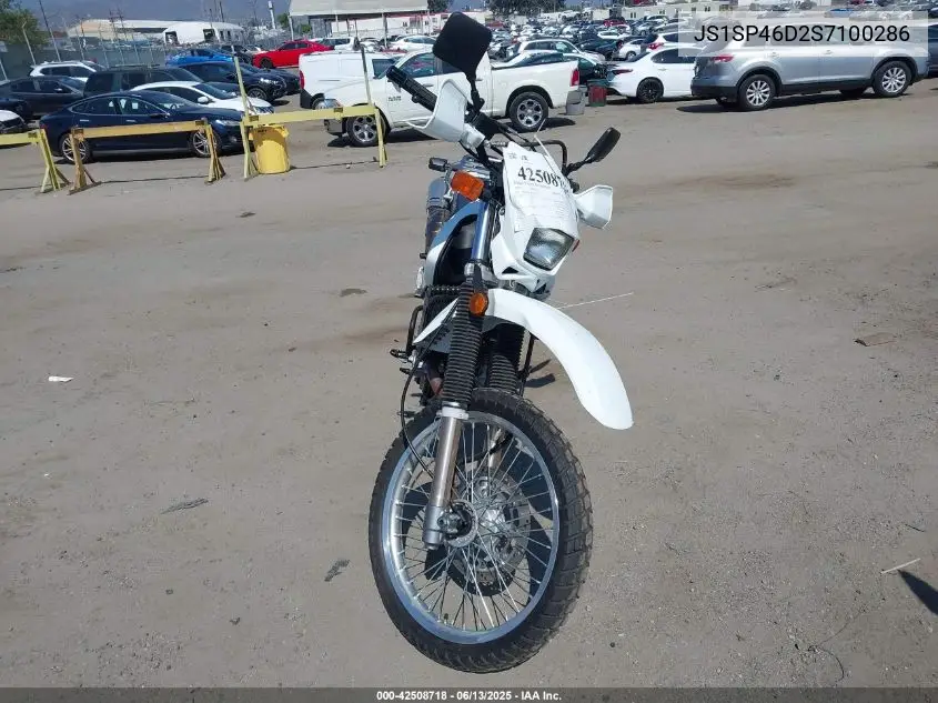 2025 Suzuki Dr650 Se VIN: JS1SP46D2S7100286 Lot: 42508718