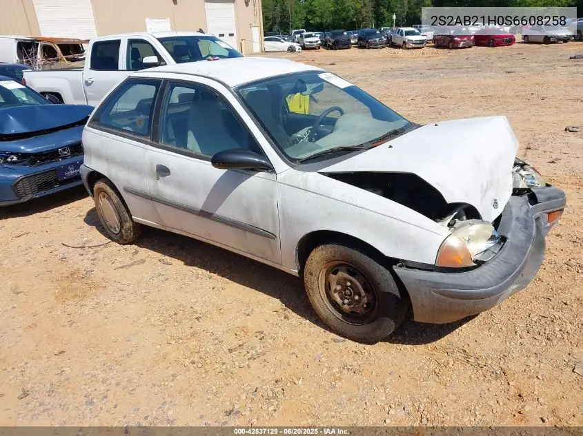 1995 Suzuki Swift Dlx VIN: 2S2AB21H0S6608258 Lot: 42537129