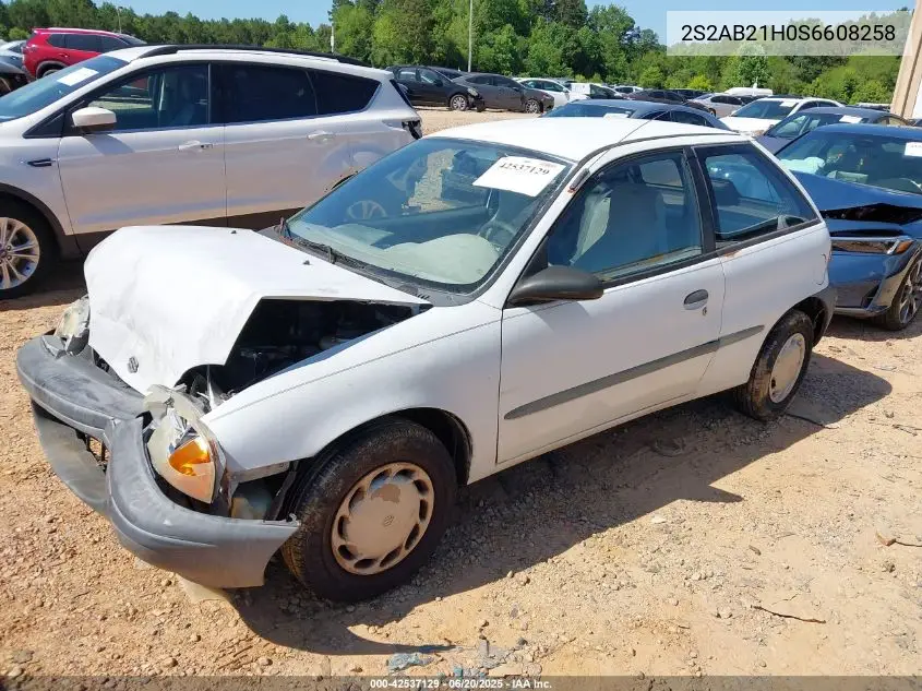 1995 Suzuki Swift Dlx VIN: 2S2AB21H0S6608258 Lot: 42537129