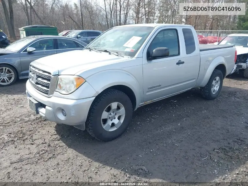 2009 Suzuki Equator Premium VIN: 5Z6BD06T89C416096 Lot: 41937393