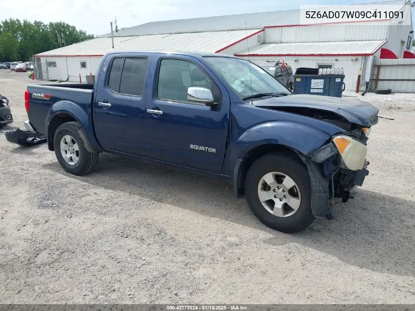 2009 Suzuki Equator Rmz-4 VIN: 5Z6AD07W09C411091 Lot: 42777024