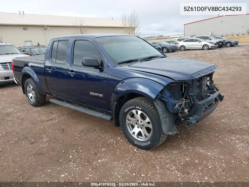 2011 Suzuki Equator Sport VIN: 5Z61D0FV8BC434293 Lot: 41876325