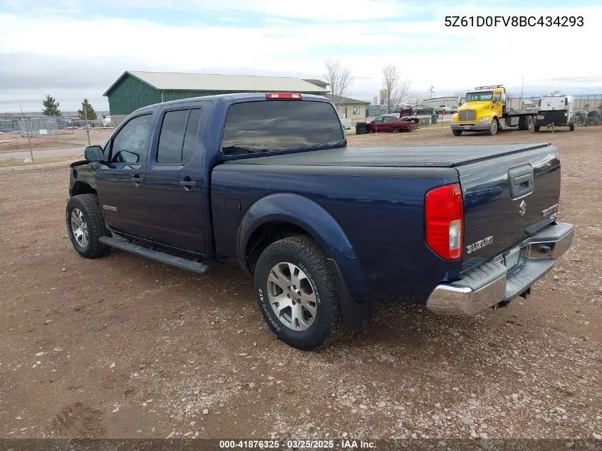 2011 Suzuki Equator Sport VIN: 5Z61D0FV8BC434293 Lot: 41876325
