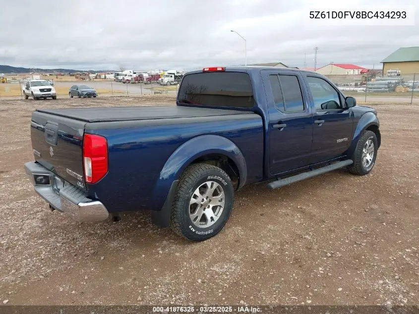 2011 Suzuki Equator Sport VIN: 5Z61D0FV8BC434293 Lot: 41876325