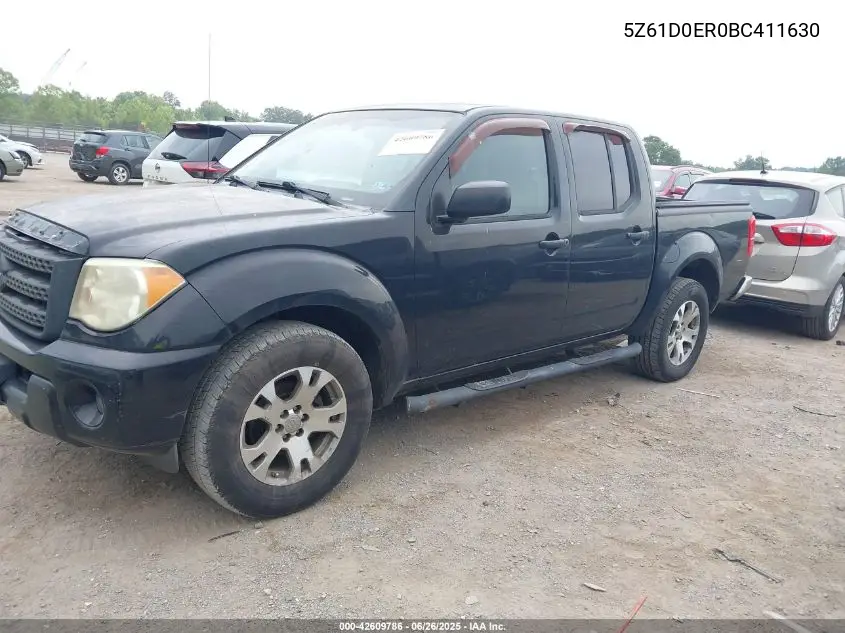 2011 Suzuki Equator Sport VIN: 5Z61D0ER0BC411630 Lot: 42609786