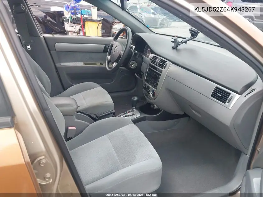 2004 Suzuki Forenza S VIN: KL5JD52Z64K943267 Lot: 42249733
