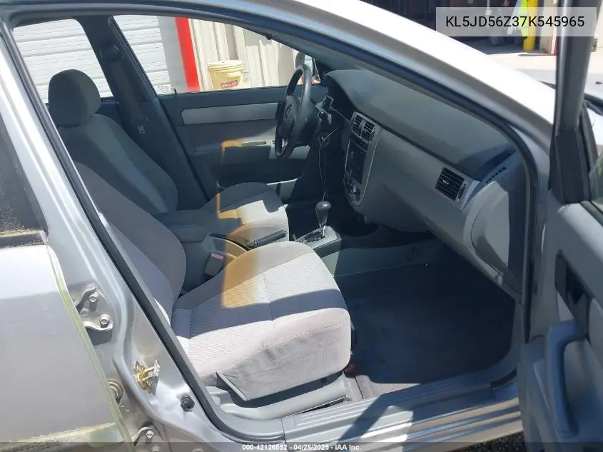 2007 Suzuki Forenza Convenience VIN: KL5JD56Z37K545965 Lot: 42126552