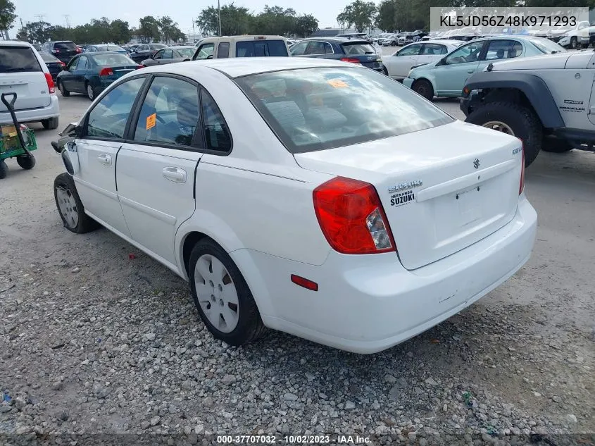 2008 Suzuki Forenza Convenience/Popular/ VIN: KL5JD56Z48K971293 Lot: 37707032