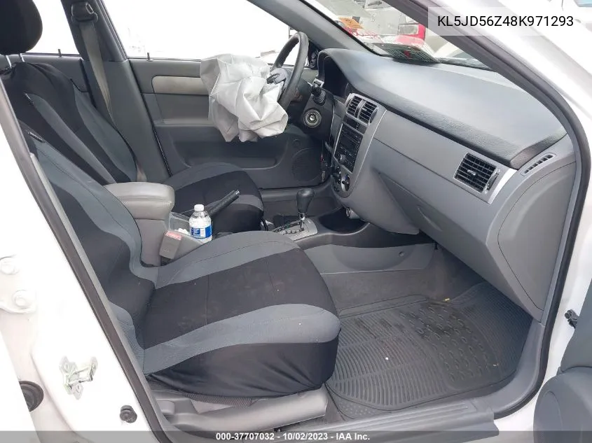 2008 Suzuki Forenza Convenience/Popular/ VIN: KL5JD56Z48K971293 Lot: 37707032
