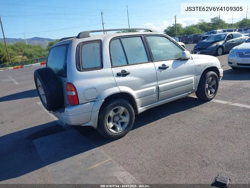 2000 Suzuki Grand Vitara Jls/Jls+/Limited VIN: JS3TE62V6Y4109305 Lot: 41937744