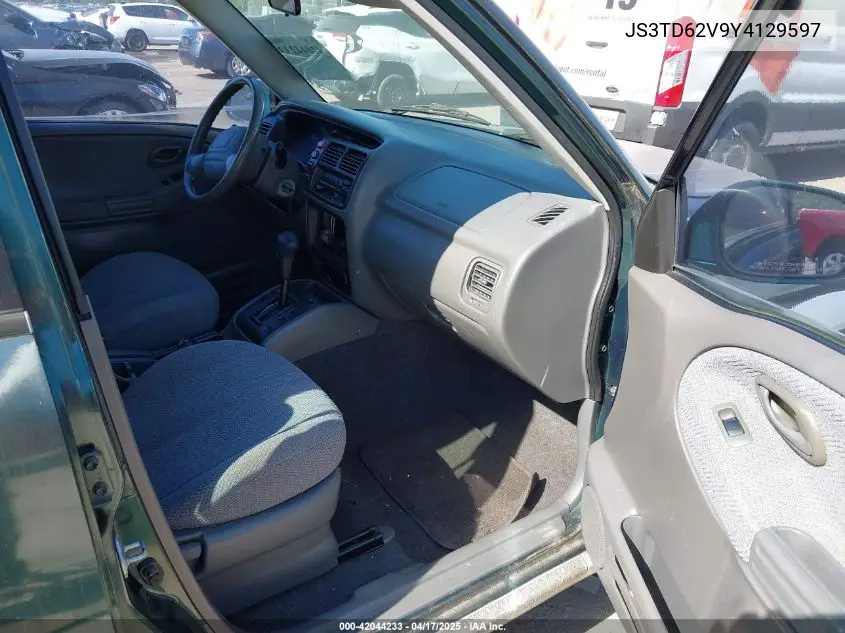 2000 Suzuki Grand Vitara Jlx/Jlx+/Limited VIN: JS3TD62V9Y4129597 Lot: 42044233