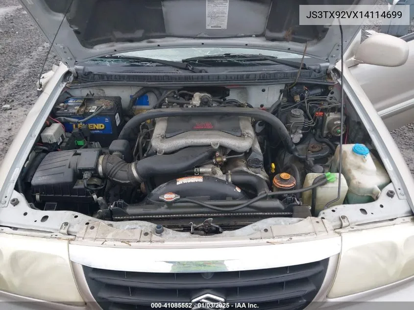 2001 Suzuki Grand Vitara Xl-7 Plus/Standard/Touring VIN: JS3TX92VX14114699 Lot: 41085552