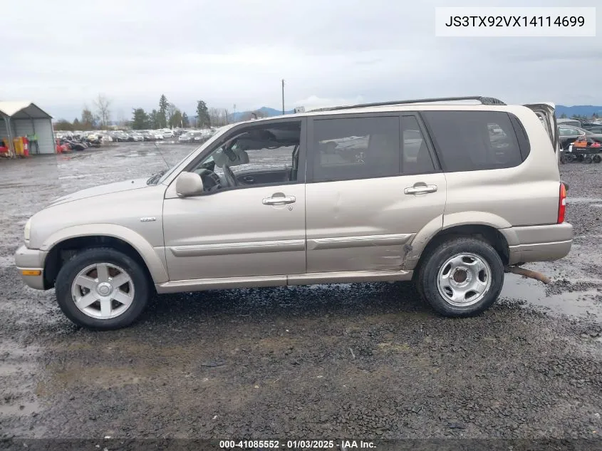 2001 Suzuki Grand Vitara Xl-7 Plus/Standard/Touring VIN: JS3TX92VX14114699 Lot: 41085552