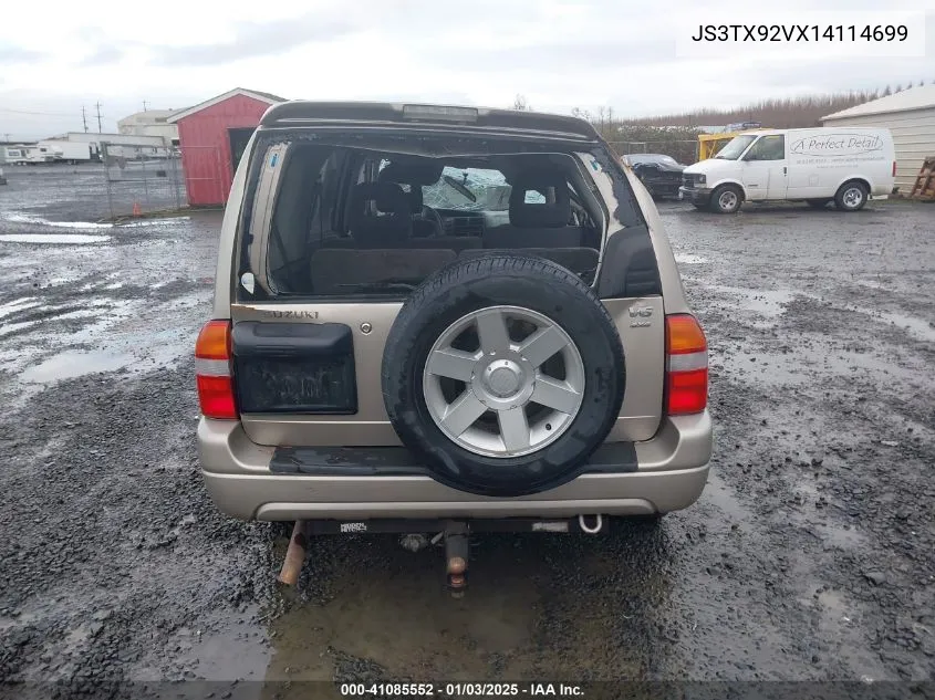 2001 Suzuki Grand Vitara Xl-7 Plus/Standard/Touring VIN: JS3TX92VX14114699 Lot: 41085552
