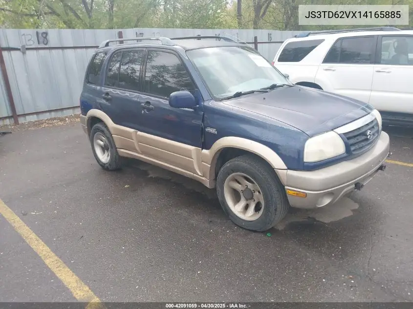 2001 Suzuki Grand Vitara Jlx/Jlx+/Limited VIN: JS3TD62VX14165885 Lot: 42091059