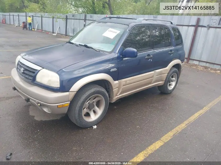 2001 Suzuki Grand Vitara Jlx/Jlx+/Limited VIN: JS3TD62VX14165885 Lot: 42091059