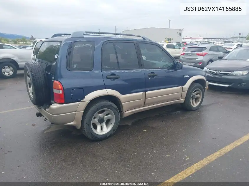 2001 Suzuki Grand Vitara Jlx/Jlx+/Limited VIN: JS3TD62VX14165885 Lot: 42091059