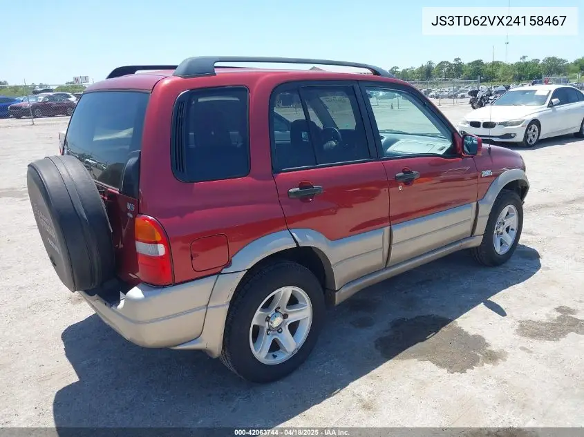 2002 Suzuki Grand Vitara Jlx/Limited VIN: JS3TD62VX24158467 Lot: 42063744