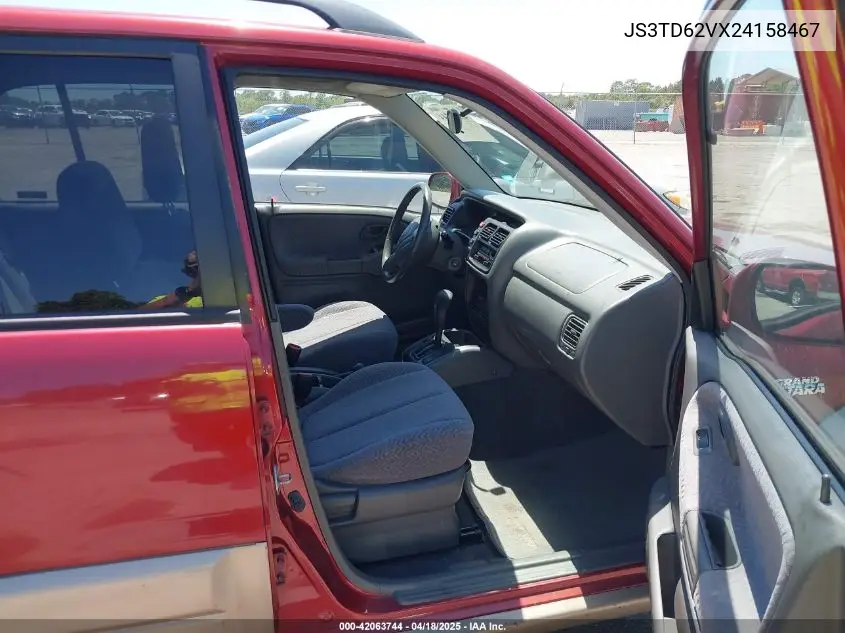 2002 Suzuki Grand Vitara Jlx/Limited VIN: JS3TD62VX24158467 Lot: 42063744